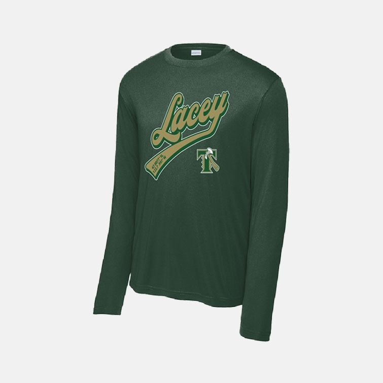 TCYFL Blazers Football Lacey Dri-Fit Long Sleeve Shirt | View: Front | Color: Dark Green
