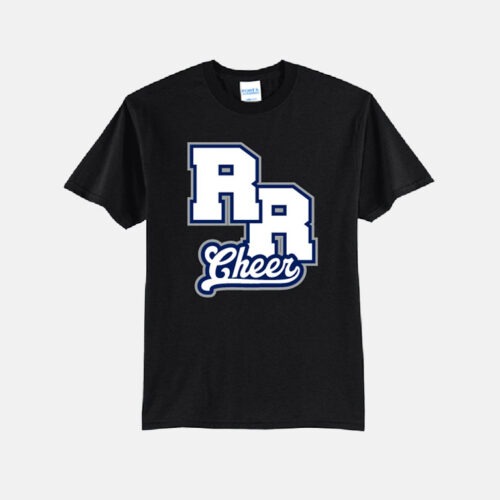 TCYFL Hawks Cheer RR Shirt | View: Front | Color: Black