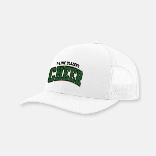 Timberline High School Cheer T-Line Cheer Richardson Snapback Hat | View: Side | Color: White