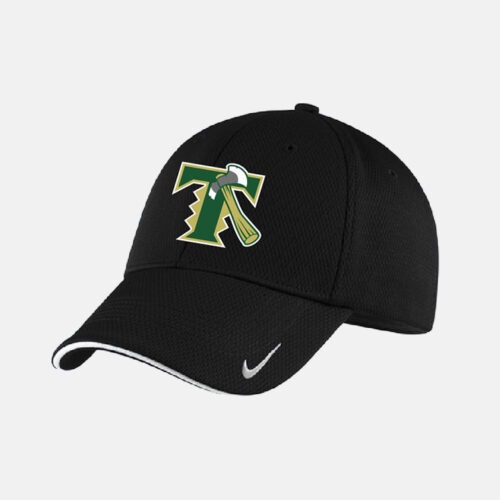 Timberline Blazers Football "Axe" Nike Flex Fit Hat | View: Front | Color: Black